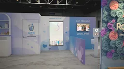 30x50 Island booth design by Reaction Space